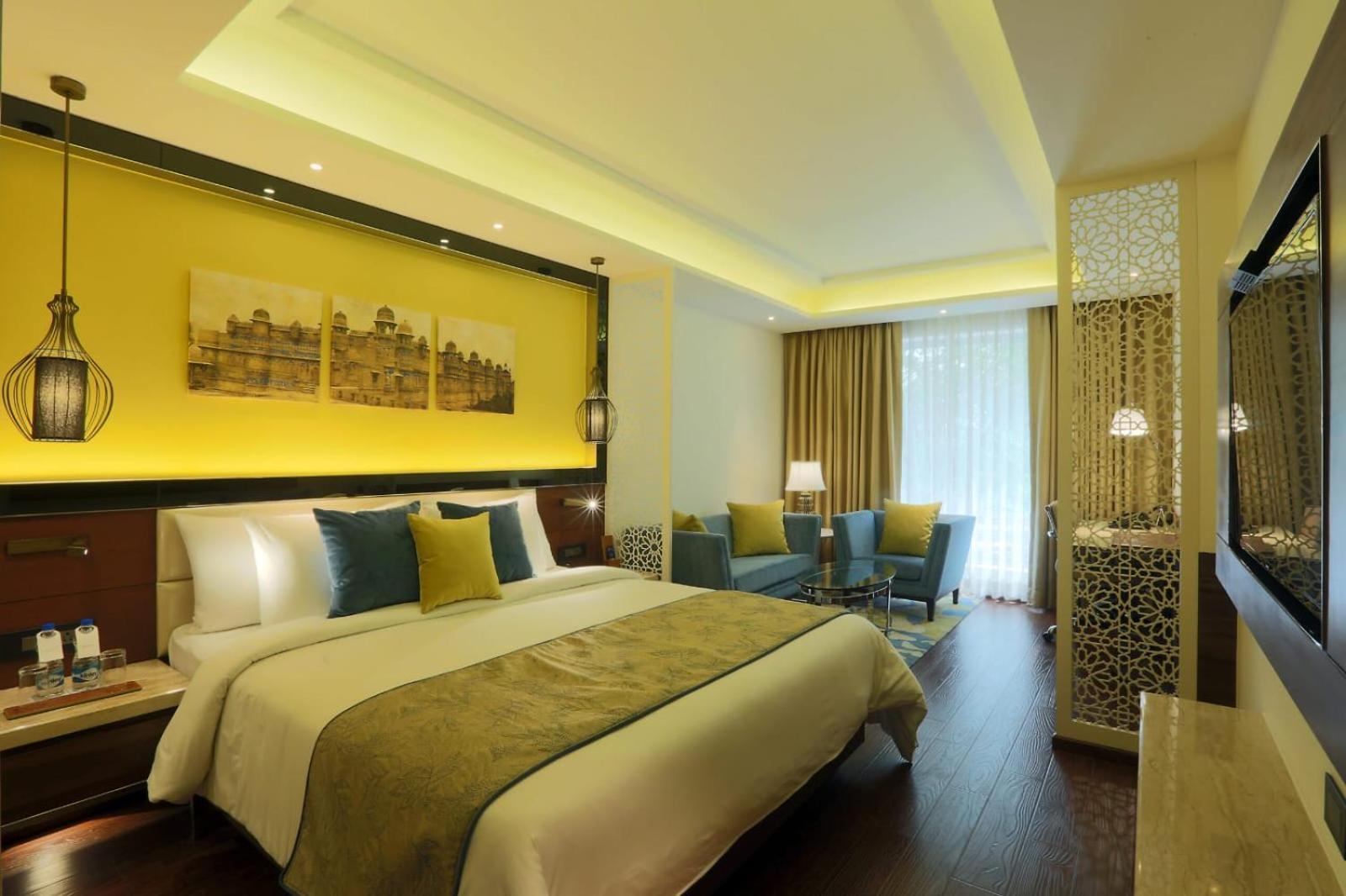 Hotel The Prithvi Near Delhi Airport Нью-Дели Экстерьер фото